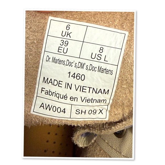 Dr. Martens 1460 Floral Lace-up Combat Boots - Picture 11 of 13